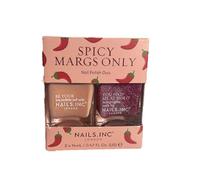 Nails Inc Spicy Margs Nail Polish Duo Set, Sweet & Holesome, Vibing in Vagas Collection