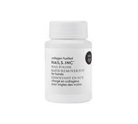 Nails.INC Rapid Nail Polish Remover Pot, Formulated with Collagen to Promote Nail Strength and Growth, Coconut Scented, Acetone Free, Cruelty Free, Vegan, 50ml