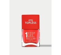 Nails Inc. Women's Nails.INC It's Topless 1-Step Gel Nail Polish, Emma White Glow 14ml - Medium Red, Dusted Lilac,Grey Mix,Dusky Rose,Bright Pink,Dark Coral,Dark Burgundy,Cherry Red,White,Medium Red,M