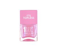 Nails Inc It's Topless Gel Nail Polish, 4-in-1 Base Coat, Treatment, Colour & Top Coat, Long Lasting, Strong, Chip Free Nails, Glossy Salon Quality Manicure At Home, Vegan, Cruelty Free, Shade Addison