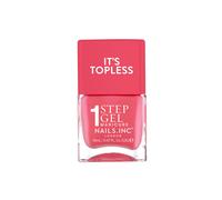 Nails Inc It's Topless Gel Nail Polish, 4-in-1 Base Coat, Treatment, Color & Top Coat, Long Lasting, Strong, Chip Free Nails, Glossy Salon Quality Manicure, Air Dry Nail Polish, Sofia, 14 ML