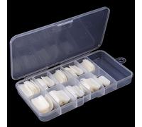 Nails Long False Nails Fake Nails Full Cover Length 100 Pieces Artificial Fingernails Tip with Case for Nail Salons and DIY Nail Art, 10 Sizes 100pcs
