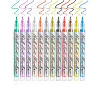 Nails Marker Pens - Fine Tips Portable Nails Tools | Manicure Dotting Liner Paint Pens - for Home Salon Manicure Decorating Tracing Drawing