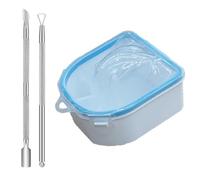 Nails Soaking Bowl Gel Nails Polish Remover Kits Dip Powder Remover Tool Brush Cuticle Pusher Cuticle Peeler Nails File
