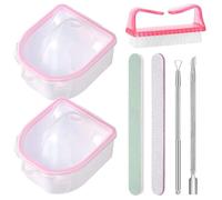 Nails Soaking Bowl Gel Nails Polish Remover Kits Manicure Bowl For Hand Dip Powder Remover Tools Nails Soak Off Bowl Set