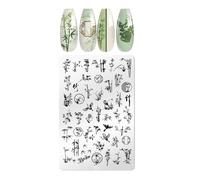 Nails Stamp Plate Nails Art Templates Lace Flower Art Plates For Decorations Stamping Plates Manicures Template