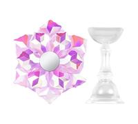 Nails Stand For Press On Nails Display Flower Shape Nails Art Practice Stands False Nails Holder