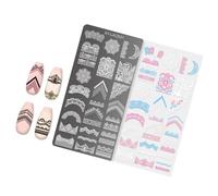 Nails Stencil Stamp Flowers Nails Stamping Templates French Nails Stamping Plates Nails Art Stencils For Nails Salon