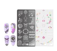 Nails Stencil Stamp Flowers Nails Stamping Templates French Nails Stamping Plates Nails Art Stencils For Nails Salon