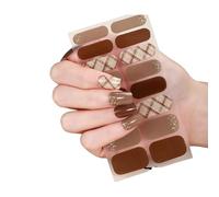 Nails Strips Stick on Decals Extended Wear Polish Film Secure and Simple to Apply Daily Use Women Craft Decorations Friendly Unguis Films