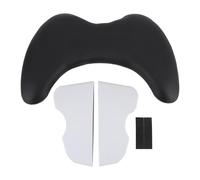 Nails Tech Arm Rest Detachable U Shaped Slope Manicure Hand Pillow PU Leather Nail Hand Rest for Nail Salon Table (Black)