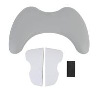Nails Tech Arm Rest Detachable U Shaped Slope Manicure Hand Pillow PU Leather Nail Hand Rest for Nail Salon Table (Grey)