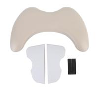 Nails Tech Arm Rest, Detachable U Shaped Slope Manicure Hand Pillow PU Leather Nail Hand Rest for Table Professional Manicure Sponge Support (Beige)