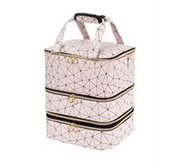 Nails Travel Organizers with Protective Padding Stores 84 Gel Bottles and Tools in Adjustable Sections Professional Nails Kits Supplies Case, B, Mass Beauty