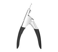 Nailtip Cutter, Stainless Steel False Nail Trimmer, Type U Manicure Tool, Precision Acrylic and Fake Nail Clipper for Salon & Home Beauty Care, 1 Piece