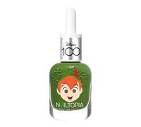 Nailtopia Bio-Sourced Chip Free Nail Lacquer Disney Collection Peter Pan - Superfood Infused Polish - Chip Resistant Formula - Quick-Dry Long Lasting Wear - Army Green Cream - 5 ml
