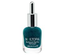 Nailtopia Bio-Sourced Chip Free Nail Lacquer - Seas The Day - Vegan, Cruelty Free Deep Teal Nail Polish - Strengthens and Hardens Nails with Natural Superfood Ingredients and Vitamins - 11.6 g