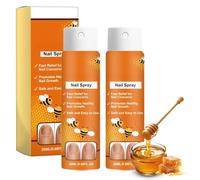 Nailvera Nail Fungal Treatment Spray, 2x 20ml Bee Propolis Care | Gentle Cuticle Hydration, 2 Pack, Restores Discoloured Cracked Appearance, Gentle Plant Based Formula