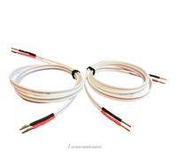 Naim NAC A5 White Speaker Cable Banana Plugs Terminated A Pair
