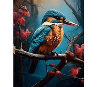 NAIMOER Birds Diamond Painting Kits for Adults, DIY Full Drill 5D Diamond Painting Bird on Branch Diamond Art Kits Flowers Diamond Painitng Kits for Relaxation and Home Decor 30x40cm