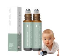 Nainley Teething Roller, Teething Roller Baby Relief, Natural Gentle Teething Relief Roller (2pc)