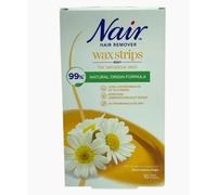 Nair Body Wax Strips With Natural Origin Formula 16 Wax Strips