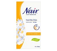 Nair Facial Waxing Strips Hair Remover 12 Pack