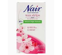Nair Hair Remover Body Wax Strips With Japanese Cherry Blossom 20 Wax Strips