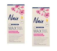 Nair Hair Remover Wax Ready- Strips 40 Count Legs/Body