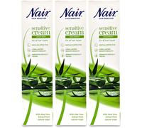 Nair Sensitive Hair Removal Cream 100ml x3 Depilatory