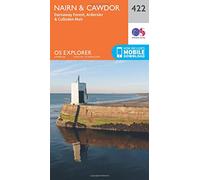 Nairn & Cawdor Map | Darnaway Forest, Ardersier & Culloden Muir | Ordnance Survey | OS Explorer Map 422 | Scotland | Walks | Hiking | Maps | Adventure