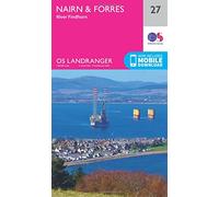 Landranger 27 Nairn & Forres, River Findhorn Map With Digital Version, Pink One Size