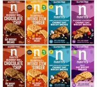 Nairn’s Gluten Free Sweet Treats Oat Biscuit Variety Pack (Pack of 8)