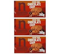 Nairn's Dark Chocolate Chip Oat Biscuits, 200g (Pack of 3) - Healthy Snacks