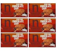 Nairn's Dark Chocolate Chip Oat Biscuits, 200g (Pack of 6) - Healthy Snacks
