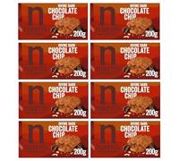 Nairn's Dark Chocolate Chip Oats Biscuits, 200g (Pack of 8, Total 1600g)