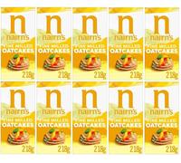 Nairn's Fine Milled Oatcakes, 218g (Pack of 10) - Healthy Snacks