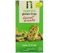 Nairns Gluten Free Biscuit Break Oats and Fruit 160 g (Pack of 12)