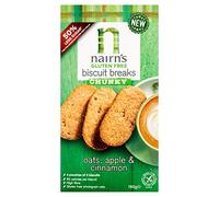 Nairn's Gluten Free Biscuit Breaks Chunky Apple and Cinnamon 160g