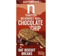 Nairns Gluten Free Chocolate Chip Oat Biscuit Breaks 160g