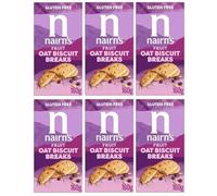 Nairn's Gluten Free Fruit Oat Biscuit Breaks, 160g (Pack of 6) - Healthy Snacks