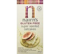 Nairn's Gluten Free Super Seeded Oatcake, 180g (Pack of 8)