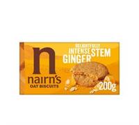 Nairns Stem Ginger Oat Biscuits 200 g (Pack of 6)