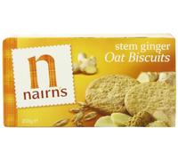 Nairn's Stem Ginger Oat Biscuits 200 g (Pack of 6)