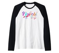 Nairobi Kenya | Vacation Travel Raglan Baseball Tee
