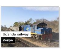 Nairobi to Mombasa Train on The Historic Uganda Railway, Fridge Magnet