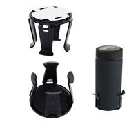Naisfei 1 Pair Car Cup Holder, Car Drink Holder for Ventilation, Universal Drink Holder, Car Interior Self-Adhesive Cup, Storage Stand, Multifunctional Cup, Bottle Holder, Car Accessories