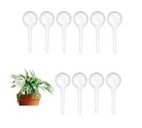 Naisfei 10 Pcs Plant Watering Bulbs, Self-Watering Globes, Garden Water Device Watering Bulbs, Automatic Watering Globes for Plant, Transparent Plant Waterer for Plant Indoor Outdoor
