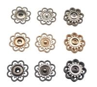 Naisfei 24pcs 21mm Snap Fasteners Sewing Buttons for Suit Handbag Clothes Sewing DIY