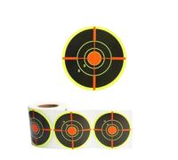 Naisfei 3 Inch Shooting Target Stickers, 200 Pcs Splatter Targets Stickers Self Adhesive Paper,Reactive Targets for Shooting Range with Fluorescent Impact for BB Gun,Pistol,Pellet Gun,Airsoft